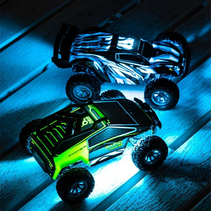 2.4G 2WD Mini RC Car Dual Motor Off-Road Vehicles Kids Child Toys LED Light Model Image 3