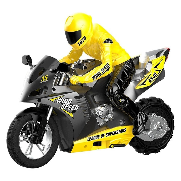2.4G 35CM RC Motorcycle Stunt Car Vehicle Models RTR High Speed 20km,h 210min Use Time Image 1