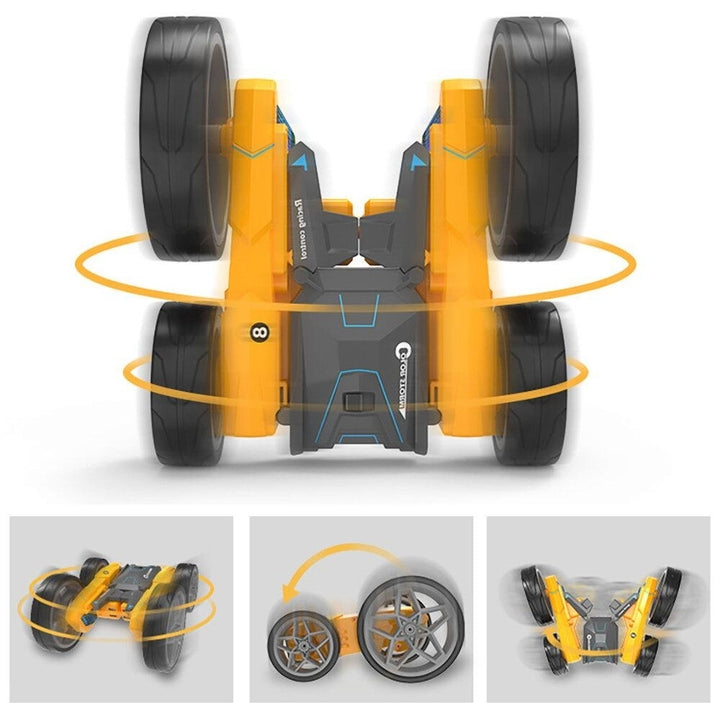 2.4G 4CH Stunt Drift RC Car Deformation Rock Crawler Roll Car 360 Degree Flip For Kids Robot Toys Image 7