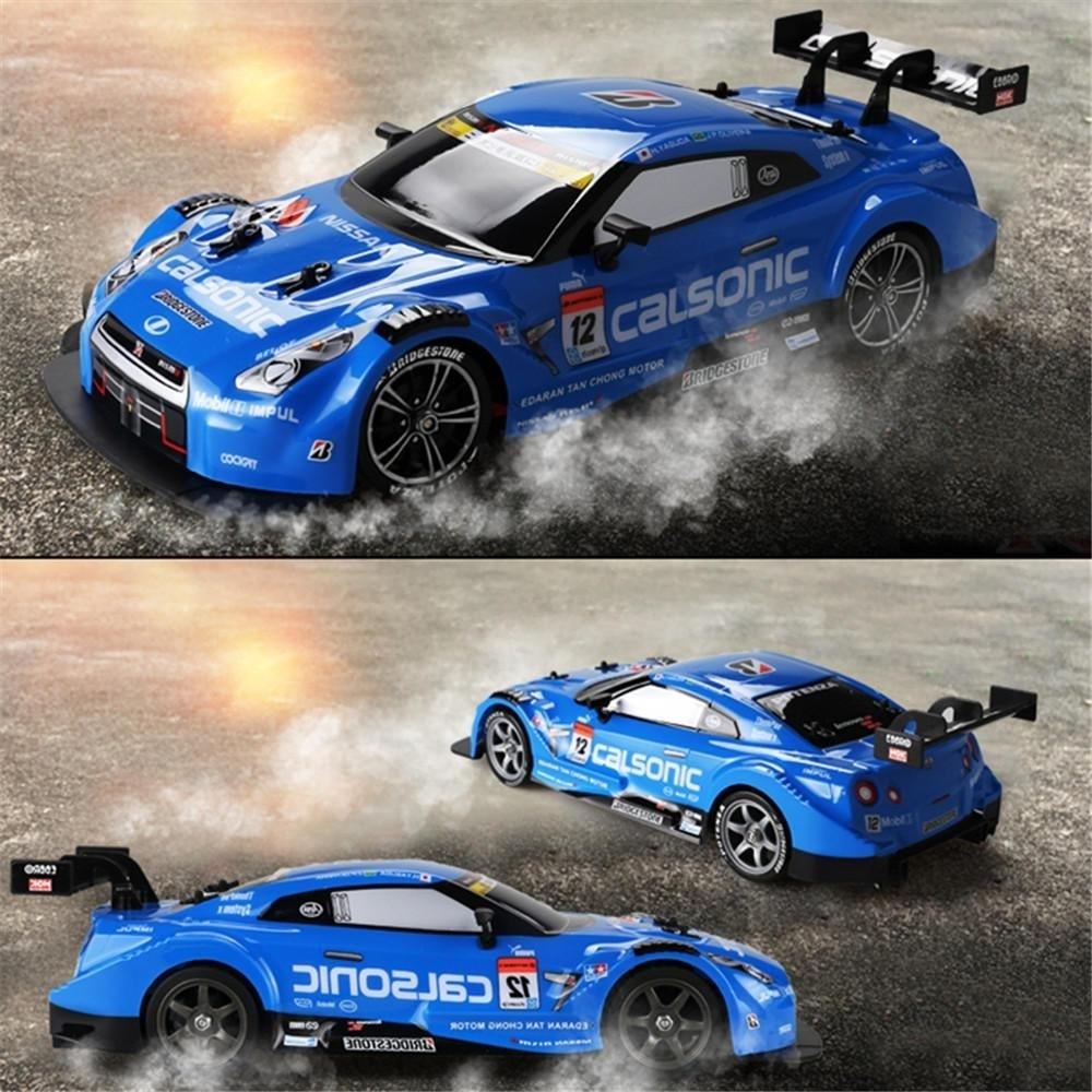 2.4G 4WD 28cm Drift Rc Car 28km,h With Front LED Light RTR Toy Image 4