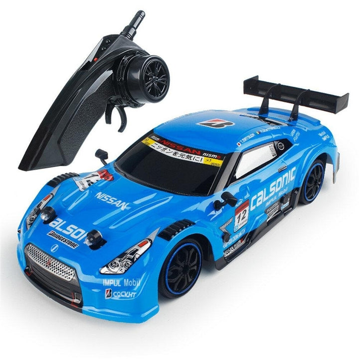2.4G 4WD 28cm Drift Rc Car 28km,h With Front LED Light RTR Toy Image 7