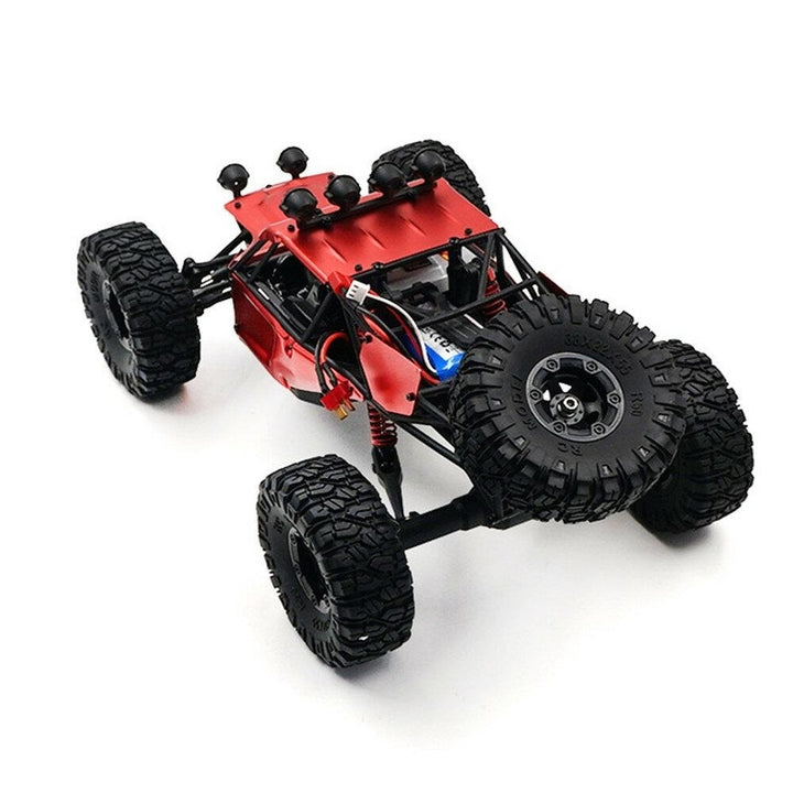 2.4G 4WD Brushless RC Car Metal Body Shell Desert Off-road Truck RTR Toy Image 3