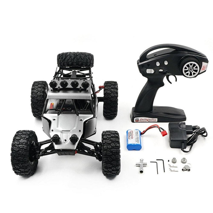 2.4G 4WD Brushless RC Car Metal Body Shell Desert Off-road Truck RTR Toy Image 9