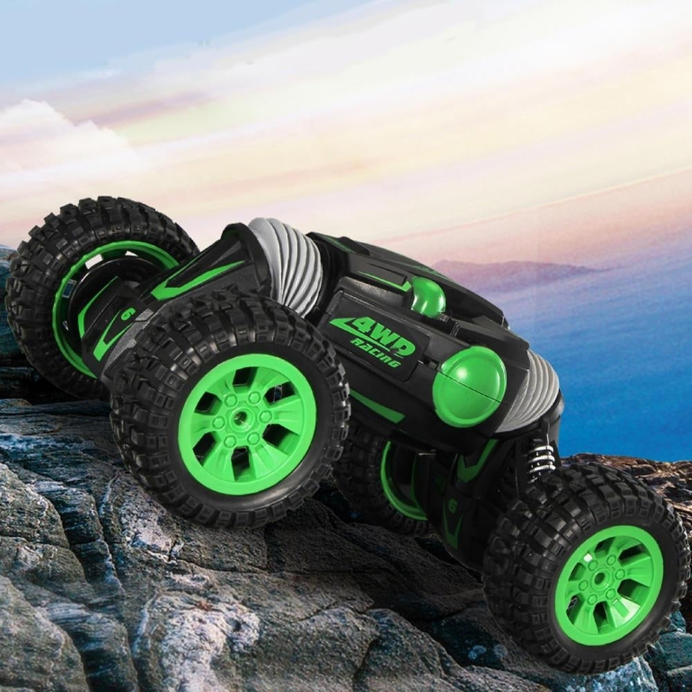 2.4G 4WD Double-Sided Stunt Rc Car 360 Rotation Toy Image 3