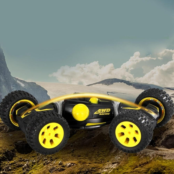 2.4G 4WD Double-Sided Stunt Rc Car 360 Rotation Toy Image 4