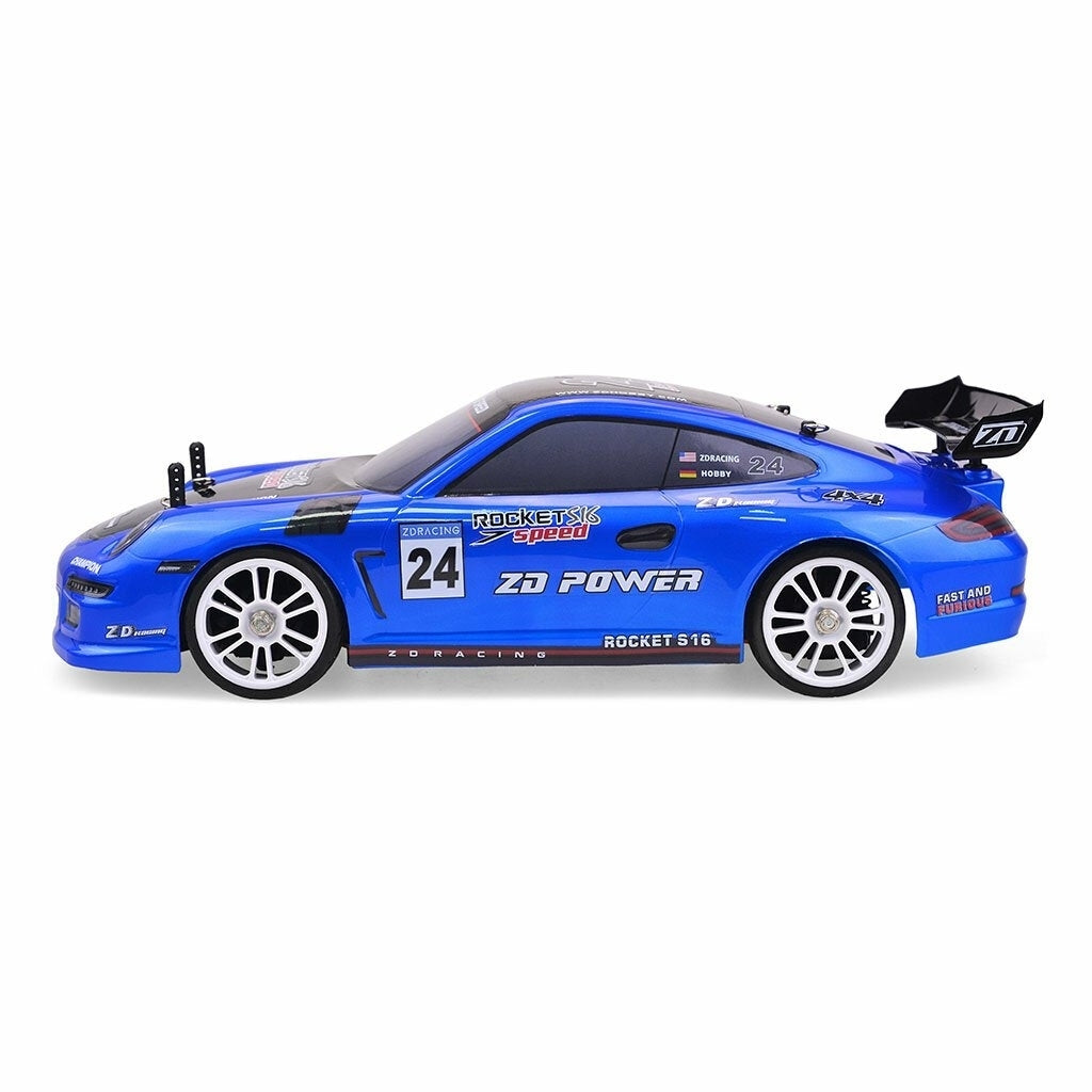2.4G 4WD Racing ROCKET S16 Drift Brushless Flat Sports Drift RC Car Vehicle Models Image 6