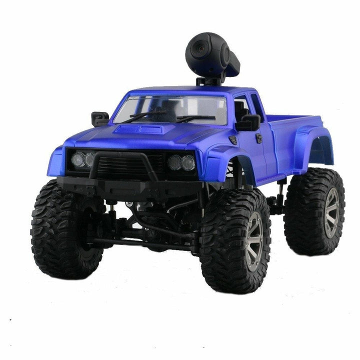 2.4G 4WD Rc Car 720P HD WIFI FPV Off-road Military Truck W,LED Light RTR Toy Image 1