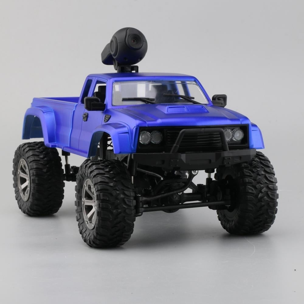 2.4G 4WD Rc Car 720P HD WIFI FPV Off-road Military Truck W,LED Light RTR Toy Image 2