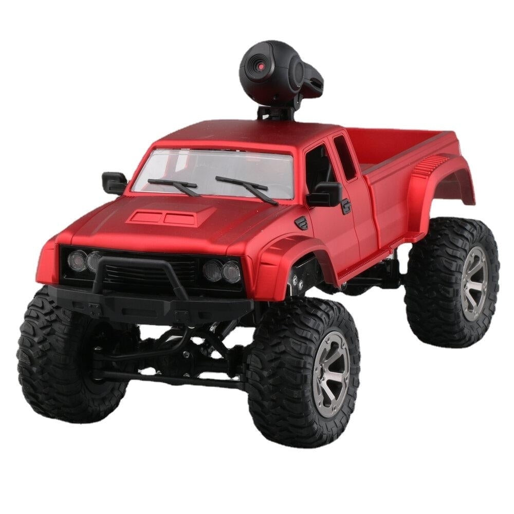 2.4G 4WD Rc Car 720P HD WIFI FPV Off-road Military Truck W,LED Light RTR Toy Image 4