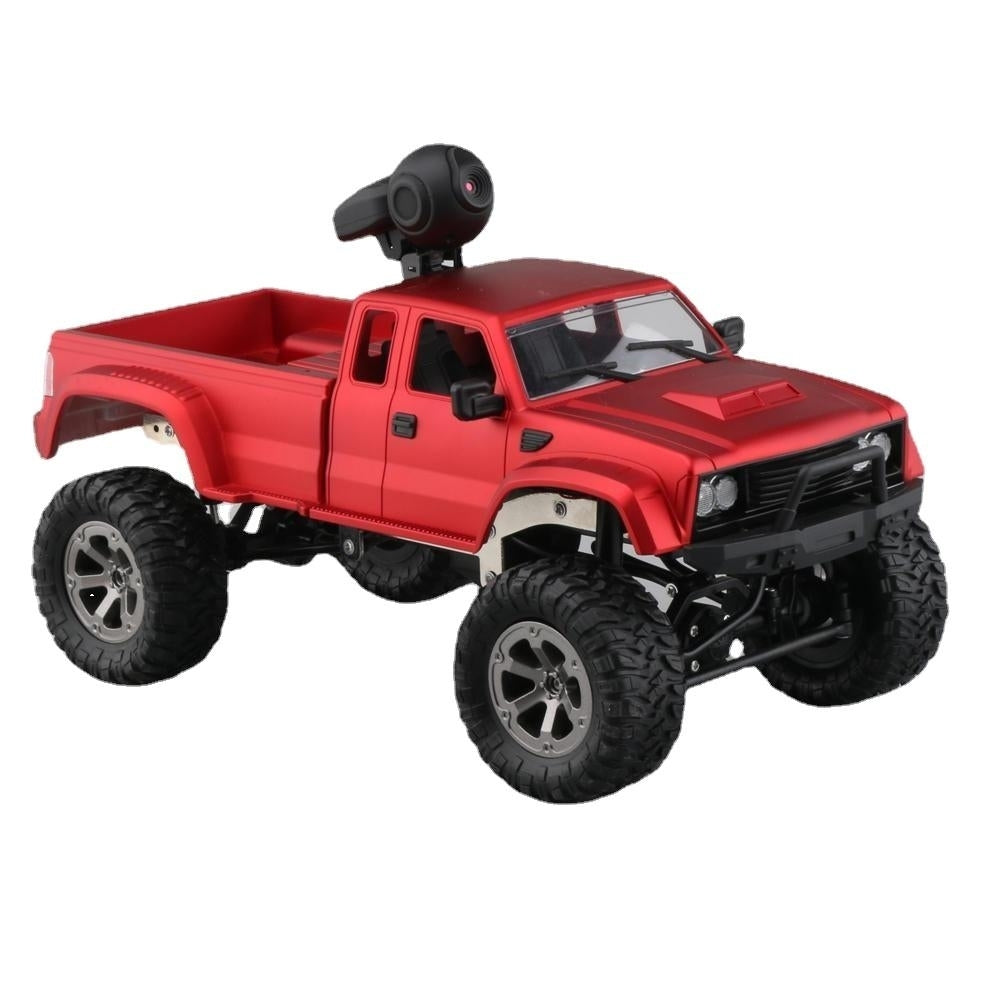 2.4G 4WD Rc Car 720P HD WIFI FPV Off-road Military Truck W,LED Light RTR Toy Image 7