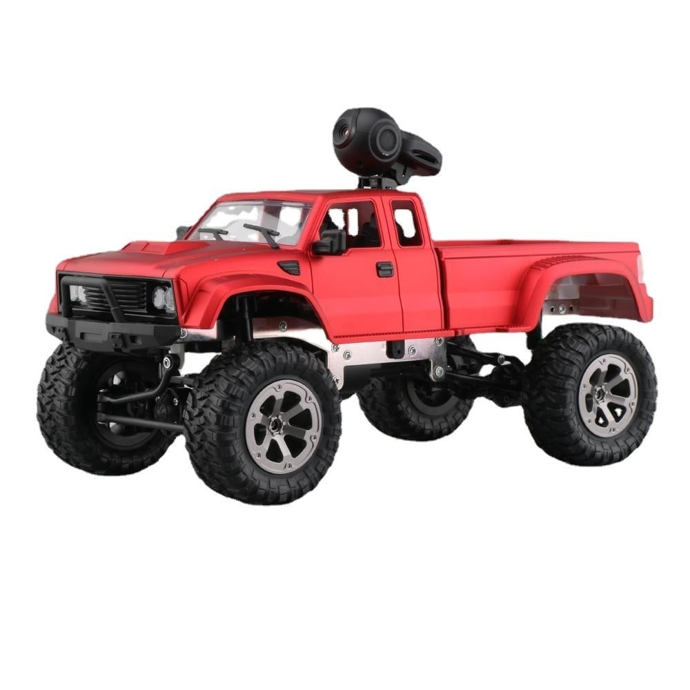 2.4G 4WD Rc Car 720P HD WIFI FPV Off-road Military Truck W,LED Light RTR Toy Image 8