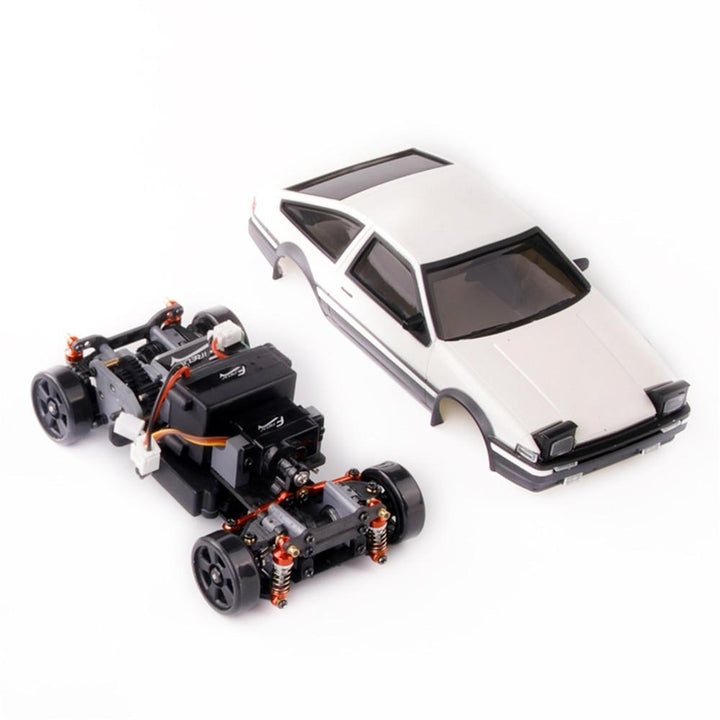 2.4G 4WD RC Car Touring Drift Vehicle Carbon Fiber Chassis for TOYATO RTR Model Image 4