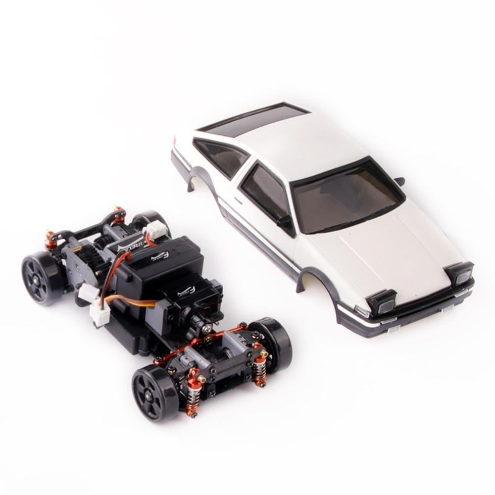 2.4G 4WD RC Car Touring Drift Vehicle Carbon Fiber Chassis for TOYATO RTR Model Image 1