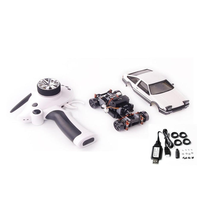 2.4G 4WD RC Car Touring Drift Vehicle Carbon Fiber Chassis for TOYATO RTR Model Image 4
