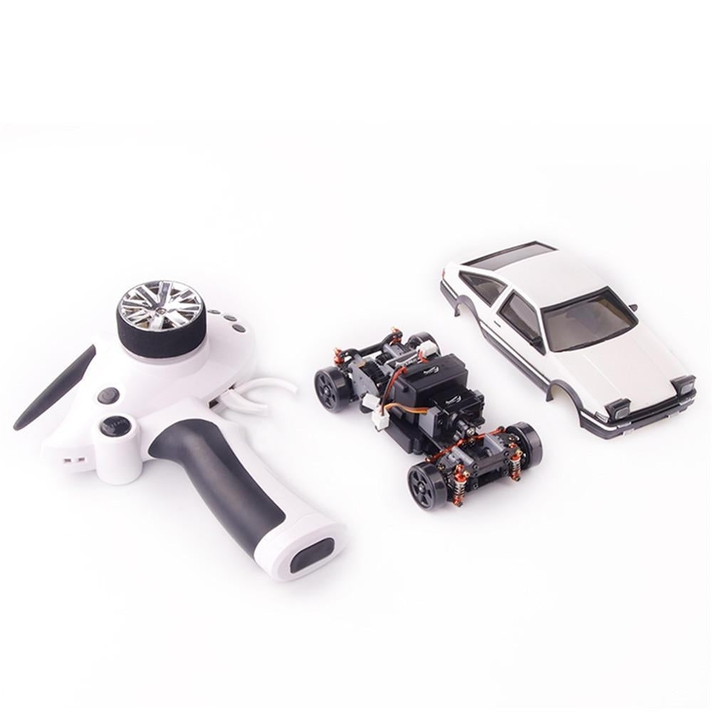 2.4G 4WD RC Car Touring Drift Vehicle Carbon Fiber Chassis for TOYATO RTR Model Image 6
