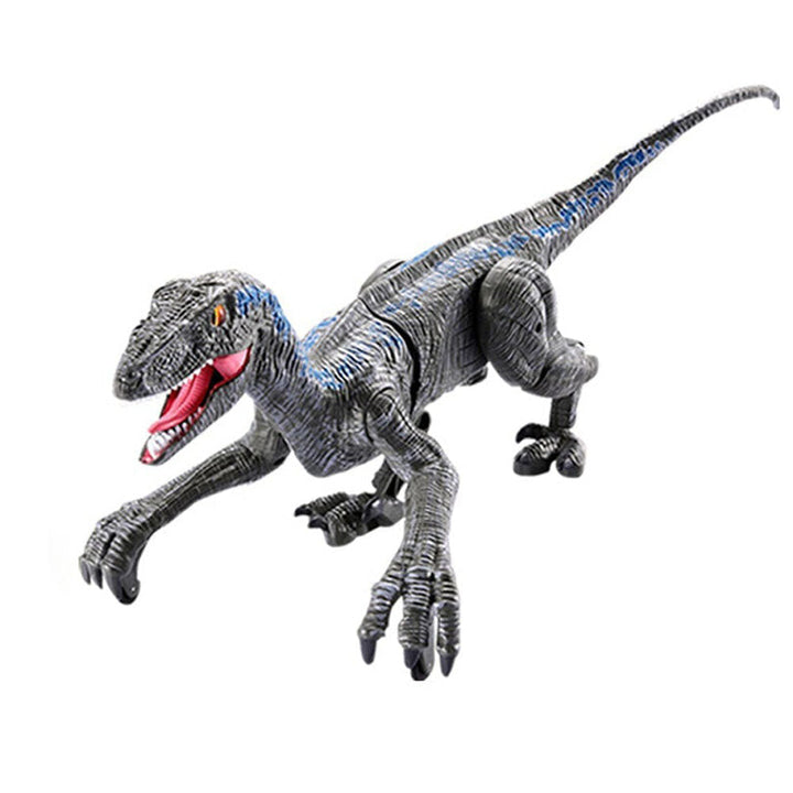 2.4G 5 Channel Remote Control Raptor Velociraptor Dinosaur Model with Sound and Light Toys Childrens Gifts Image 1