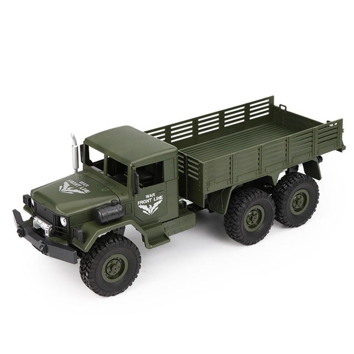 2.4G 6WD Off-Road Transporter Military Truck Crawler RC Car RTR Image 1