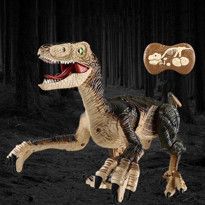 2.4G 5 Channel Remote Control Raptor Velociraptor Dinosaur Model with Sound and Light Toys Childrens Gifts Image 9