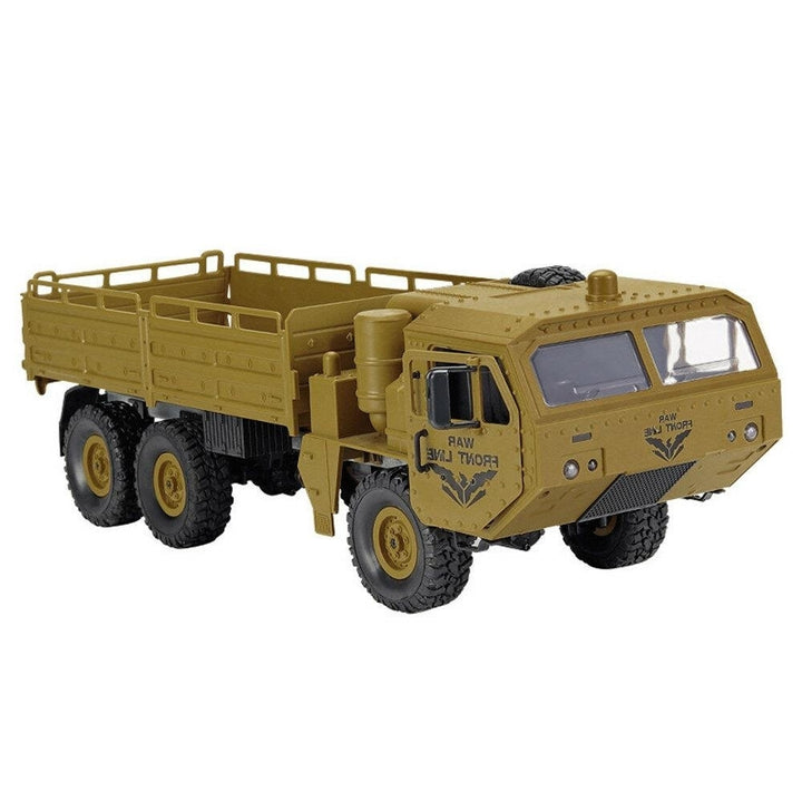 2.4G 6WD RC Car Military Truck Electric Off-Road Vehicles RTR Model Image 2