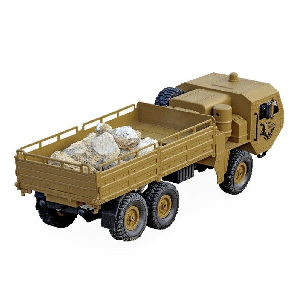 2.4G 6WD RC Car Military Truck Electric Off-Road Vehicles RTR Model Image 3