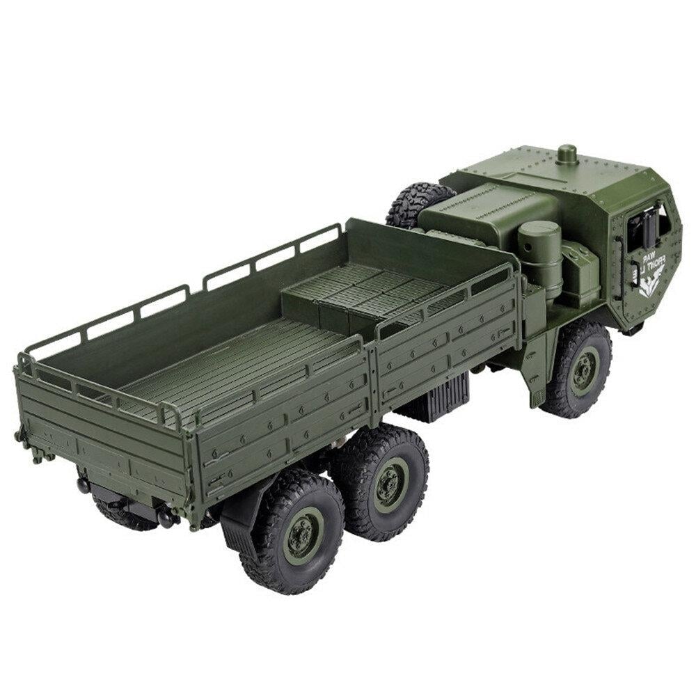 2.4G 6WD RC Car Military Truck Electric Off-Road Vehicles RTR Model Image 1