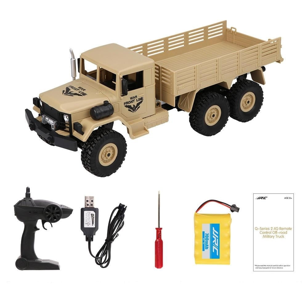 2.4G 6WD Off-Road Transporter Military Truck Crawler RC Car RTR Image 12