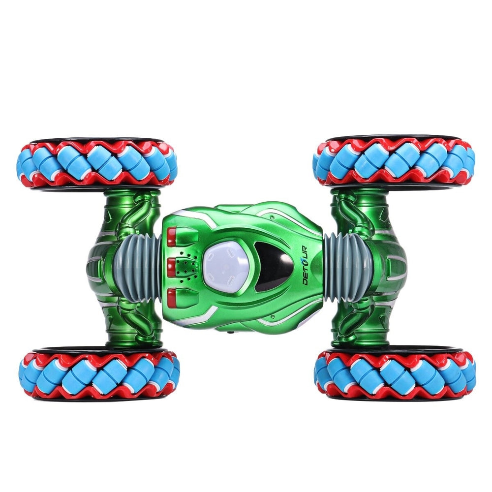 2.4G Gesture Sensor Twisted RC Stunt Car Light Music Remote Control Dancing Truck for Kids Toys Vehicles Model Image 2