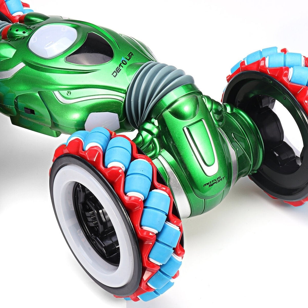 2.4G Gesture Sensor Twisted RC Stunt Car Light Music Remote Control Dancing Truck for Kids Toys Vehicles Model Image 4