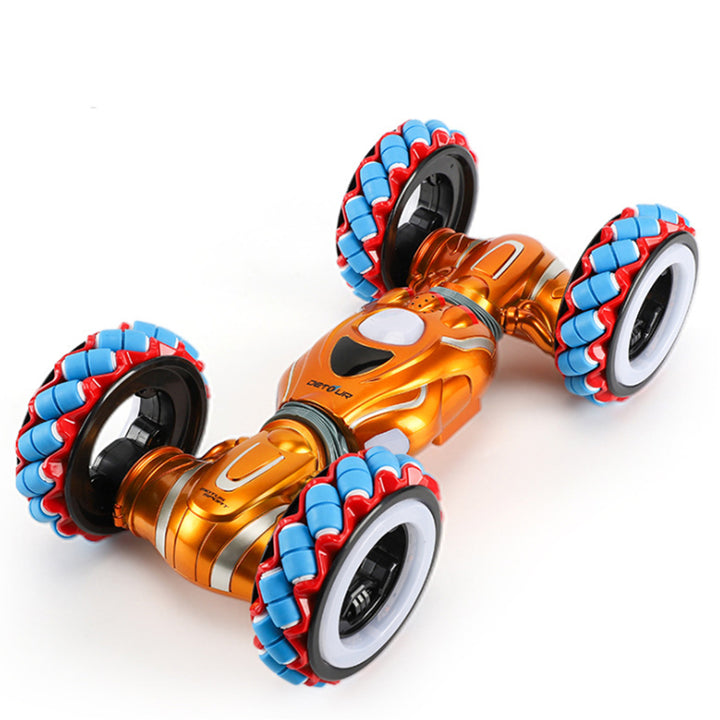 2.4G Gesture Sensor Twisted RC Stunt Car Light Music Remote Control Dancing Truck for Kids Toys Vehicles Model Image 8