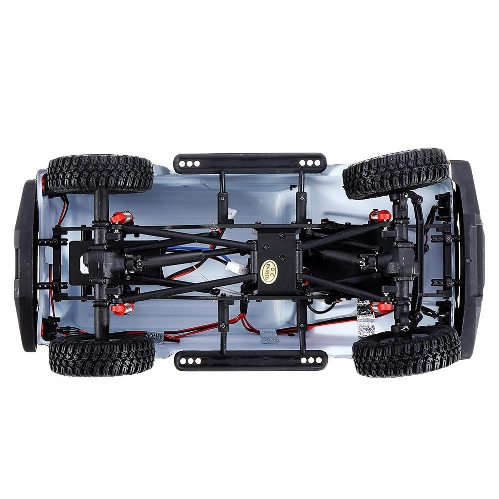 2.4G Mini RC Car Waterproof ESC Motor 3Line Servo Vehicle Models Crawler Image 11
