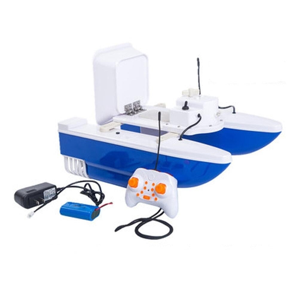 2.4G RC Bait Fishing Automatic Return Fishing Bait RC Boat Vehicle Models With Sonar DTTT Image 1