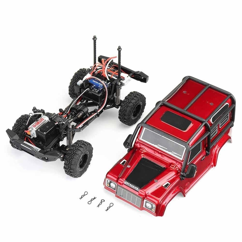 2.4G RC Car 4WD 15KM,H Vehicle RC Rock Crawler Off-road Two Battery Image 4