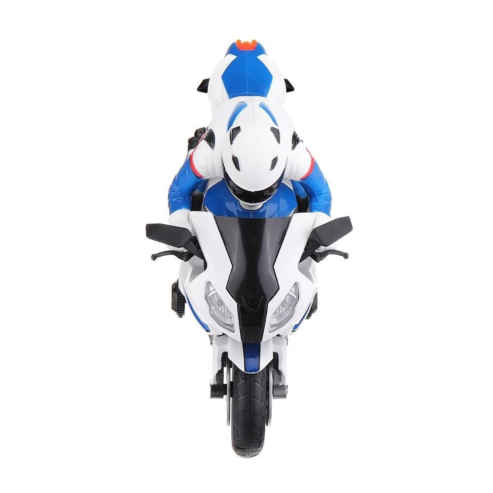 2.4G Rotate 360 RC Car MotorCycle Vehicle Model Children Toys With Music Image 4
