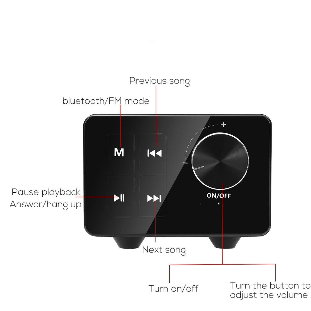 20W 4000 mAh Wireless Bluetooth Speaker Soundbar Stereo Speakers for TV Theater Image 9