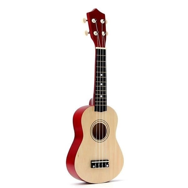 21 Inch Acoustic Soprano 4 String Mini Basswood Ukulele Musical Instrument Toy Image 2