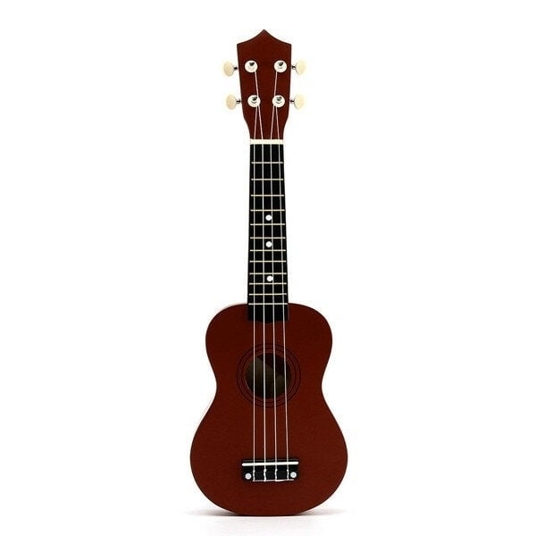 21 Inch Acoustic Soprano 4 String Mini Basswood Ukulele Musical Instrument Toy Image 7