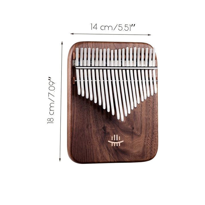 21 Key Piano Finger Thumb Mahogany Wood Keyboard Music Instrument Image 7