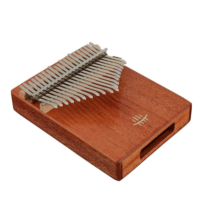 21 Keys Thumb Piano Wooden Professional Kalimba Bottom Hole Mahogany Musical Instrument for Beginner Image 3