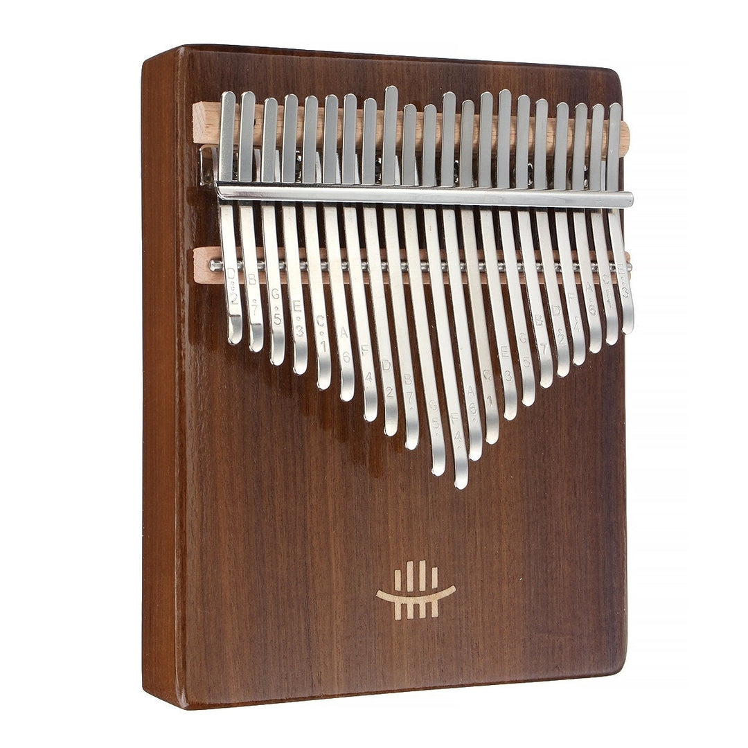 21 Key Piano Finger Thumb Mahogany Wood Keyboard Music Instrument Image 8