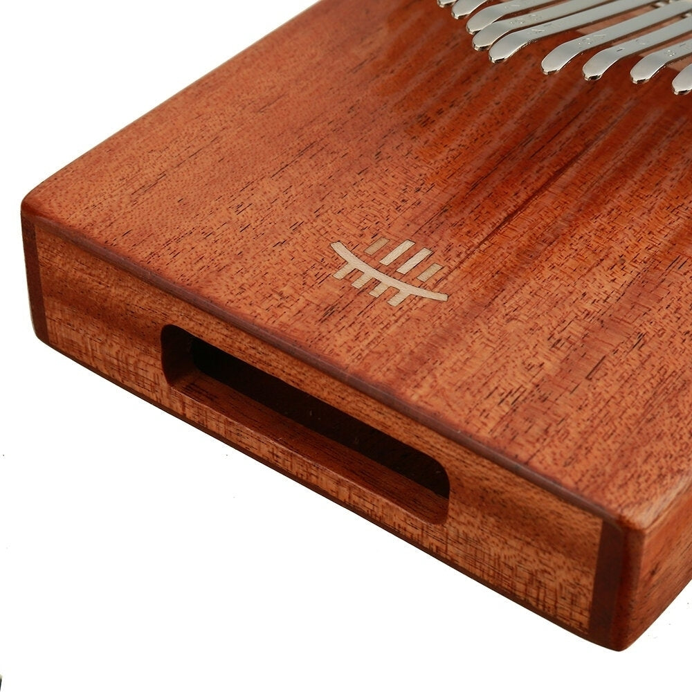 21 Keys Thumb Piano Wooden Professional Kalimba Bottom Hole Mahogany Musical Instrument for Beginner Image 6