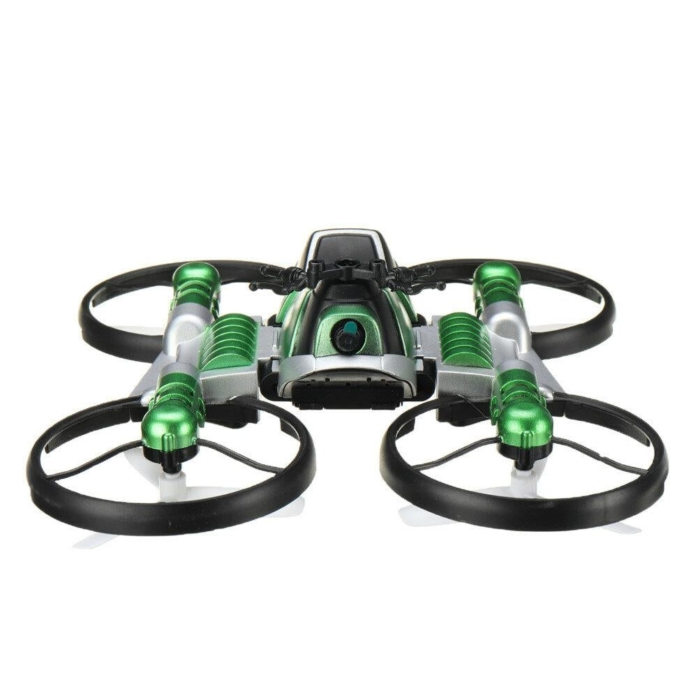 2.4G 2 In 1 WIFI FPV RC Deformation Motorcycle Quadcopter Car RTR Model Image 4