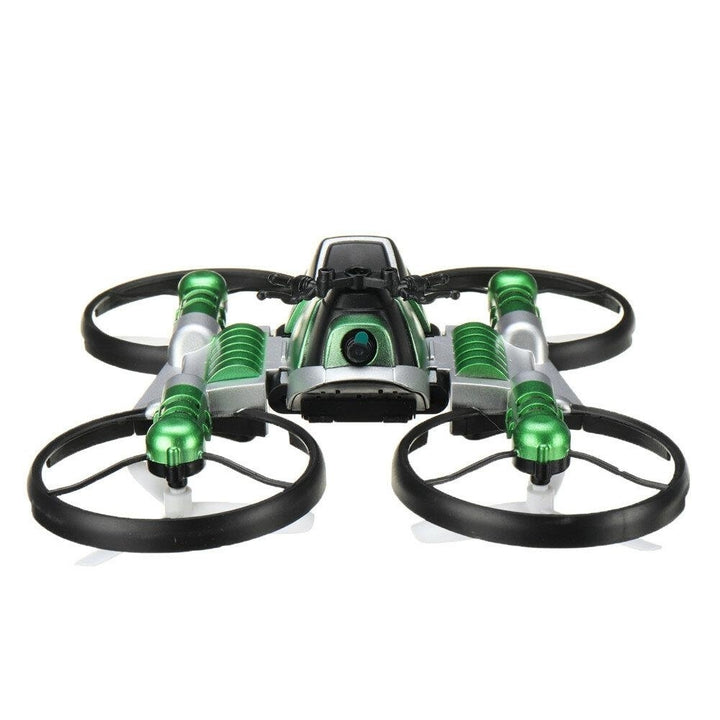2.4G 2 In 1 WIFI FPV RC Deformation Motorcycle Quadcopter Car RTR Model Image 4