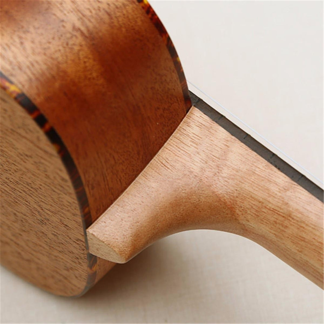 23 Inch 26 Ukulele Natural Mahogany Wood Nylon String Beginner Musical Instrument Image 8