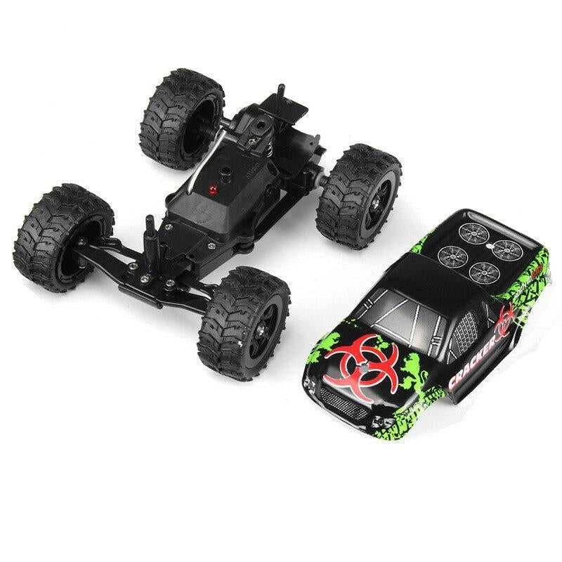 2.4G 2WD 4CH Mini High Speed Radio RC Racing Car Rock Crawler Off-Road Truck Toys Image 2