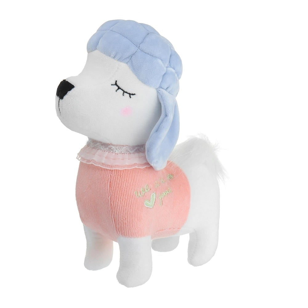 24CM Poodle Dog Plush Toy Stuffed Cartoon Animal Doll For Baby Kids Birthday Gift Image 1