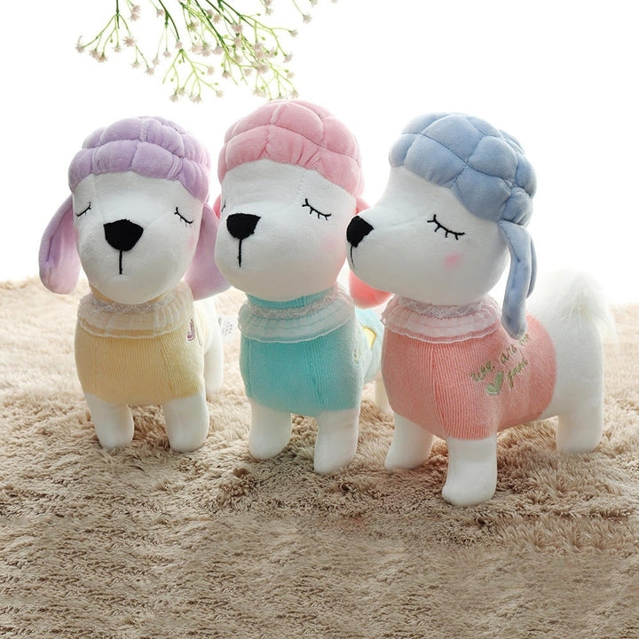 24CM Poodle Dog Plush Toy Stuffed Cartoon Animal Doll For Baby Kids Birthday Gift Image 4