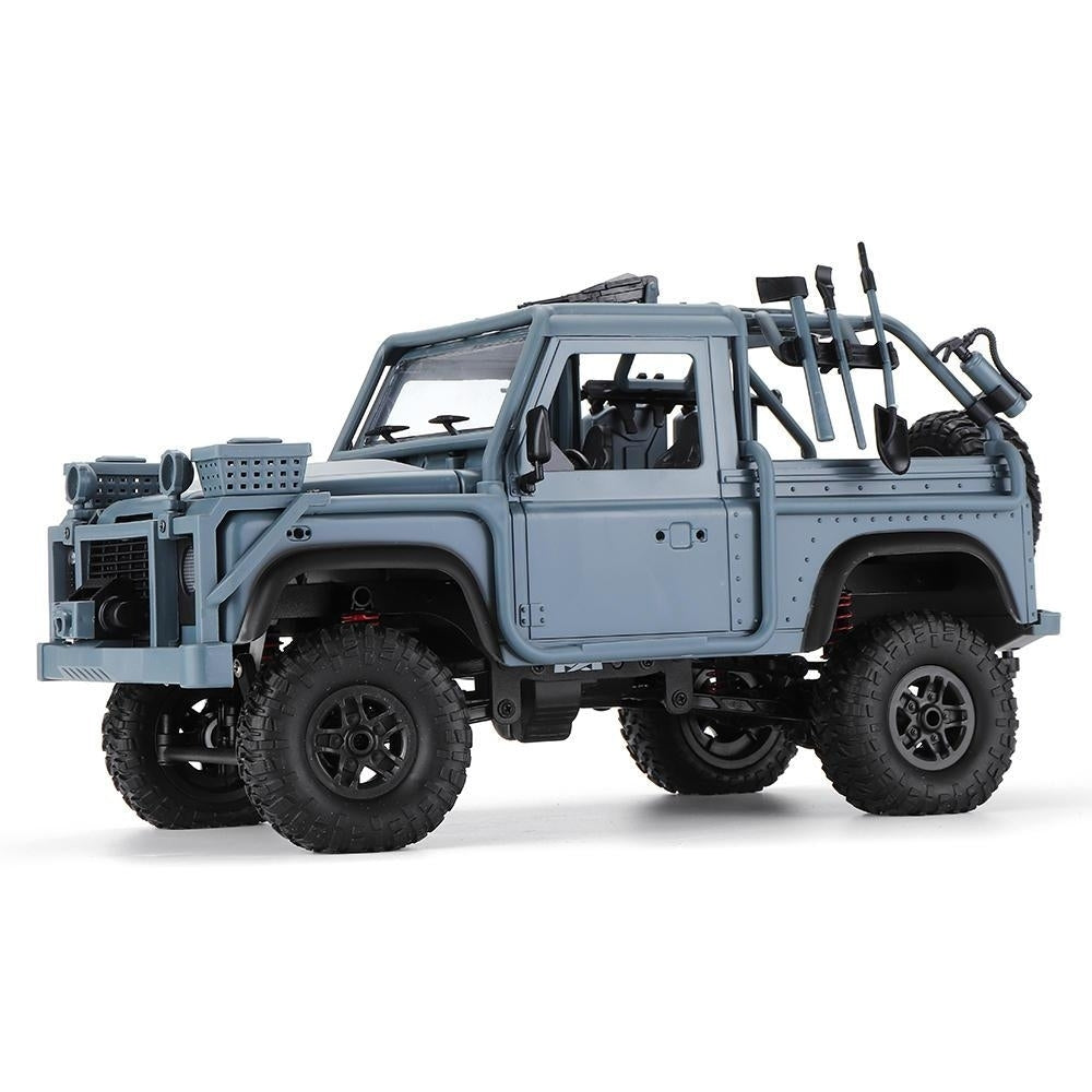 2.4G 4WD Proportional Control Rc Car with LED Light Climbing Off-Road Truck RTR Toys Blue Image 3