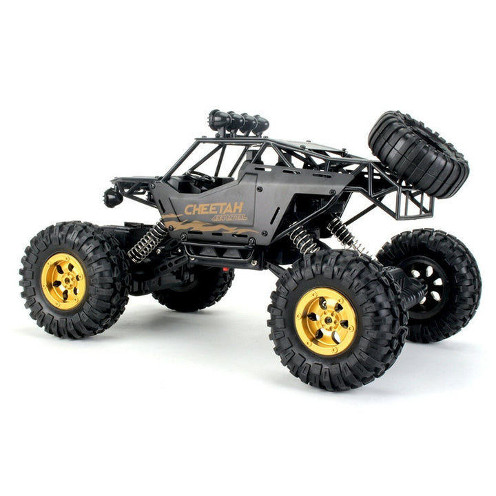 2.4G 4WD RC Car Crawler Metal Body Vehicle Models Truck Indoor Outdoor Toys Image 2