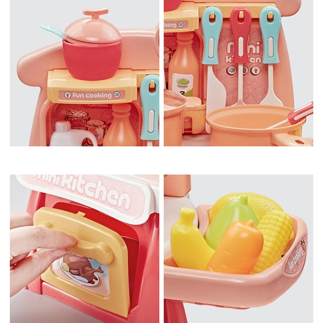 26 IN 1 Kitchen Playset Multi-functional Supermarket Table Toys for Childrens Gifts Image 4