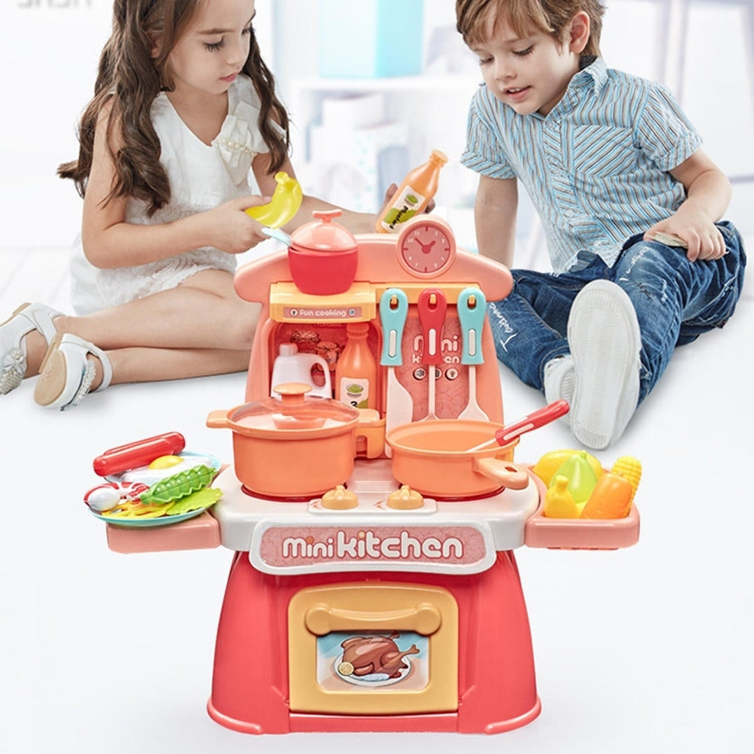 26 IN 1 Kitchen Playset Multi-functional Supermarket Table Toys for Childrens Gifts Image 4